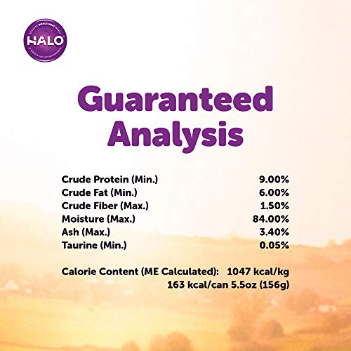 Halo Purely For Pets Spots Stew For Cats Succulent Salmon 5-1/2