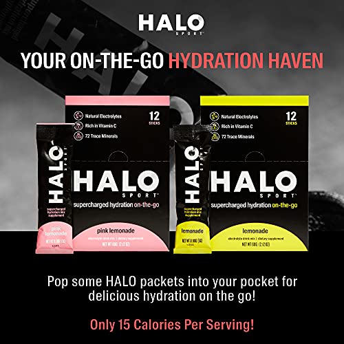 Halo: Hydration Powder Packets - Pink Lemonade - 12 Servings 5G
