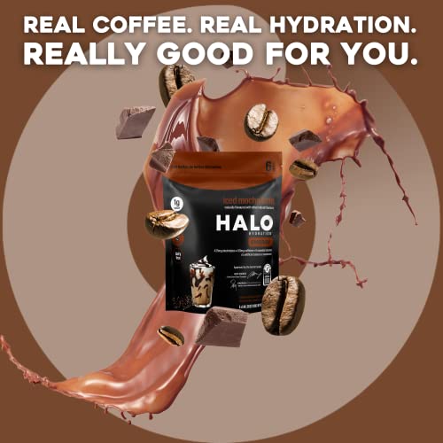 HALO Iced Mocha Latte - Energy Drink Powder – Healthy Coffee Mix...
