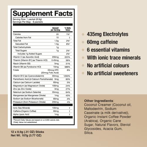 HALO Iced Vanilla Latte - Instant Energy Drink Powder – Healthy ...