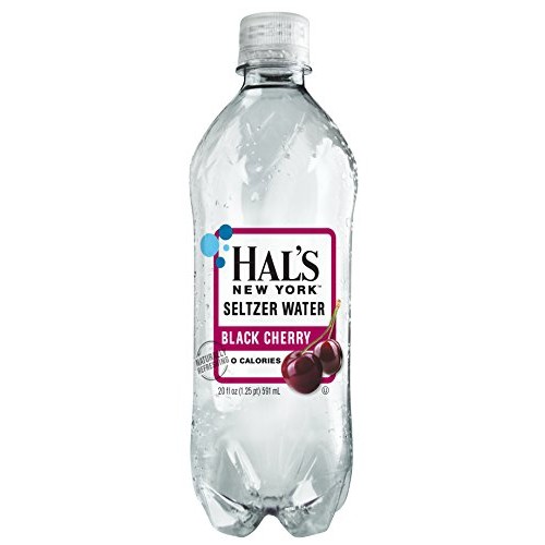 Hals New York Seltzer Water Black Cherry 20 Oz 24 Pack