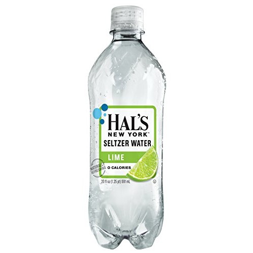Hals New York Seltzer Water Lime 20 Oz 24 Pack