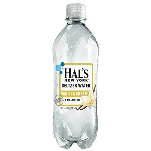 Hals New York Seltzer Water Vanilla Cream 20 Oz 24 Pack