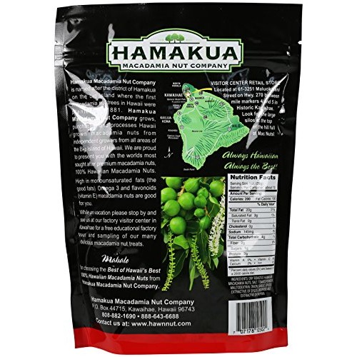 Hamakua Hawaiian Chili Peppah Flavored Macadamia Nuts 10Oz Bag