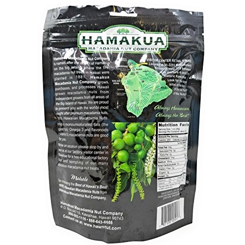 Hamakua Macadamia Nuts Lightly Salted In Resealable Pouch 10 Ou