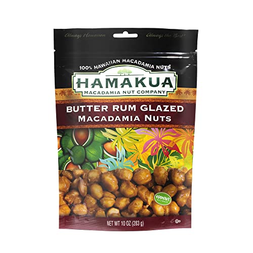 Hamakua Macadamia Nuts - Sweet Glazed Butter Rum - Hawaiian Grow
