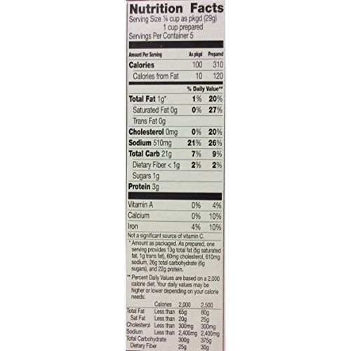 Betty Crocker Double Cheeseburger Macaroni Hamburger Helper 5.2O