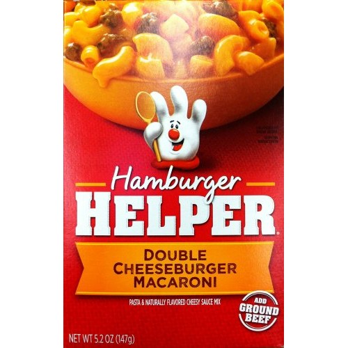 Betty Crocker Double Cheeseburger Macaroni Hamburger Helper 5.2O