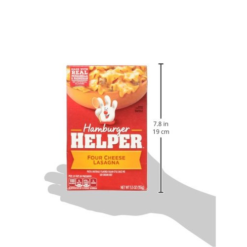 Betty Crocker Four Cheese Lasagna Hamburger Helper 5.5Oz 2 Pack