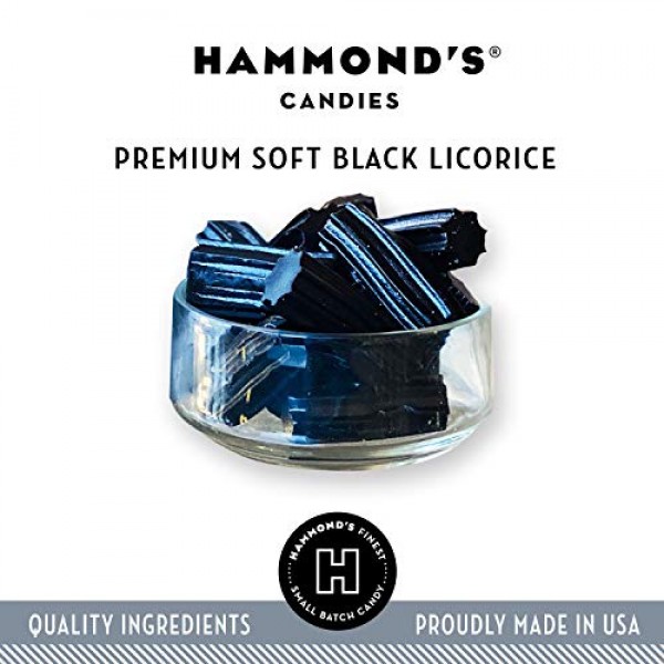Hammond’s Candies 2 Packs of Black Licorice- Australian Style So...