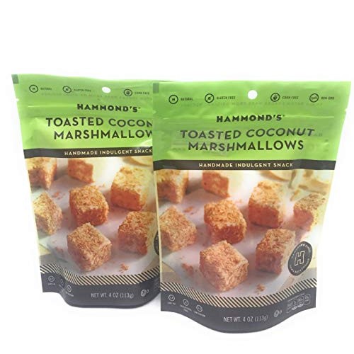 Hammonds Toasted Coconut Marshmallows 4Oz 2-Pack