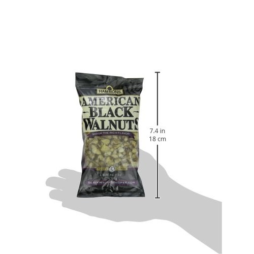 Hammons Black Walnuts, Fancy Large, 4 Oz, Highest Protein Nut, H