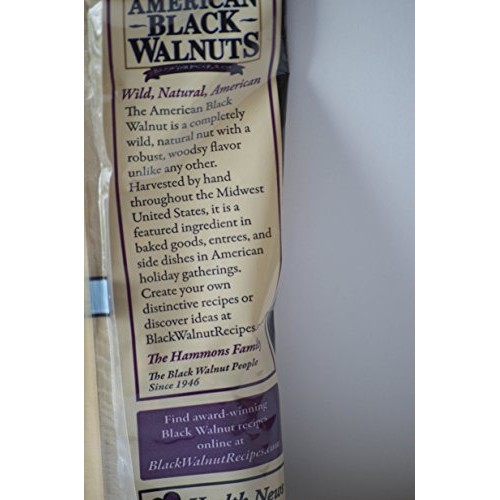 Hammons Black Walnuts, Fancy Large, 4 Oz, Highest Protein Nut, H