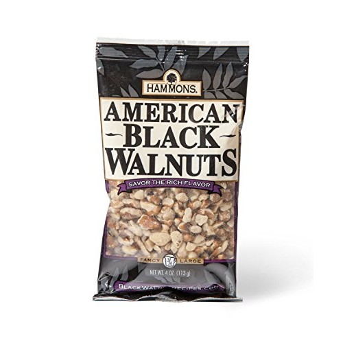 Hammons Black Walnuts, Fancy Large, 4 Oz, Highest Protein Nut, H