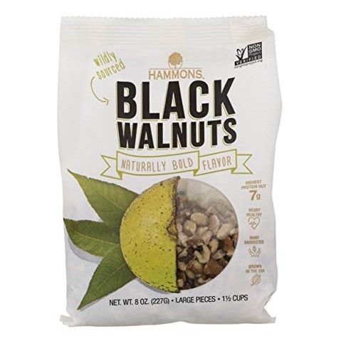 Hammons Recipe Ready Black Walnuts, 8-Ounce Bag