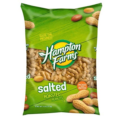 Hampton Farms Salted Roasted In-Shell Peanuts, 5 Lbs. [Biz Disco