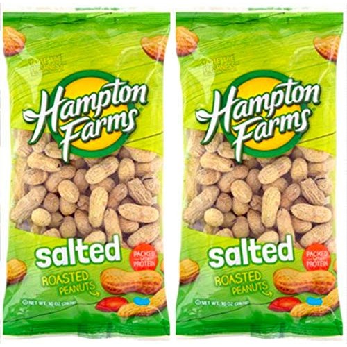 Salted Roasted Peanuts, 10-Oz. Bags - 2 Packs; Hearty And Health