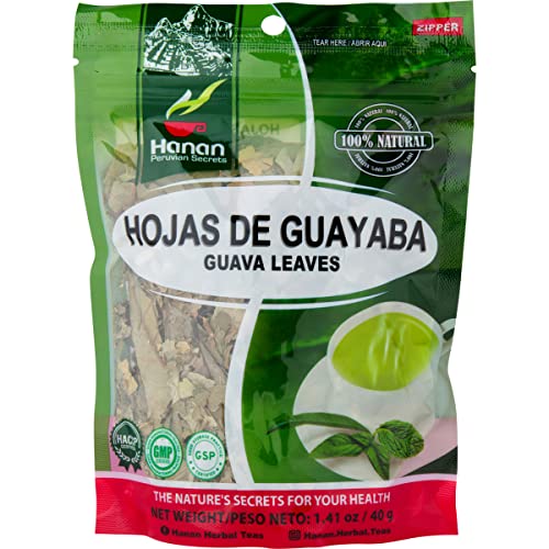 Hanan Guava Leaves 1.4oz Hojas de Guayaba 40g Loose Leaf Herba...