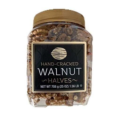 Hand Cracked Walnut Halves 25 Oz
