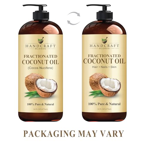 Handcraft Blends Fractionated Coconut Oil - 16 Fl Oz - 100% Pure...
