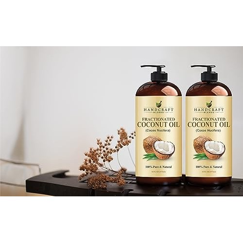 Handcraft Blends Fractionated Coconut Oil - 16 Fl Oz - 100% Pure...