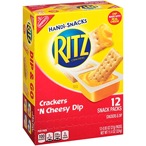 Ritz Crackers N Cheese Dip, 12 Count Box, 11.4 Oz Pack Of 4