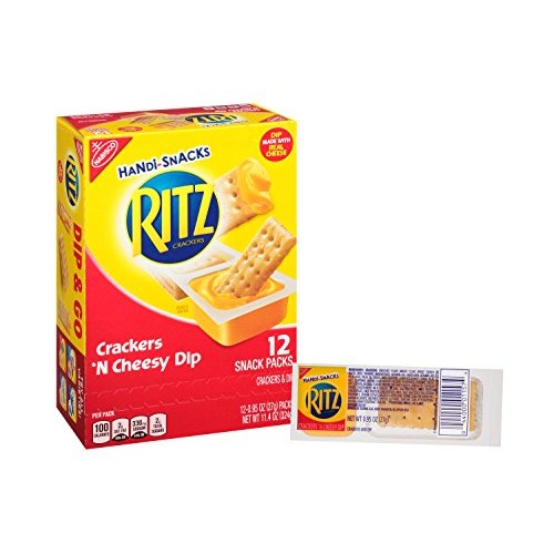 Ritz Crackers N Cheese Dip, 12 Count Box, 11.4 Oz Pack Of 4