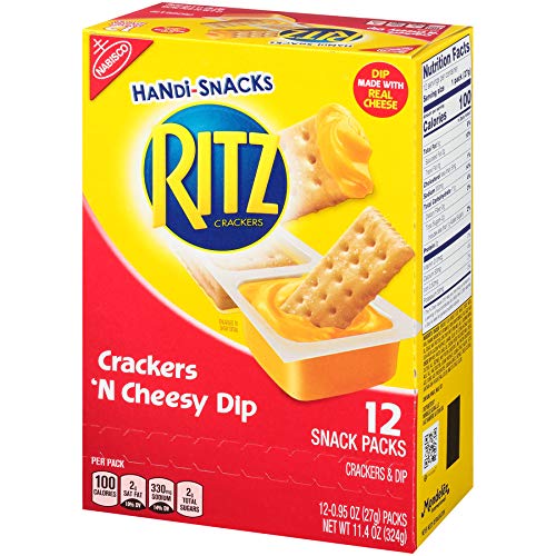 Ritz Crackers N Cheese Dip, 12 Count Box, 11.4 Oz Pack Of 4