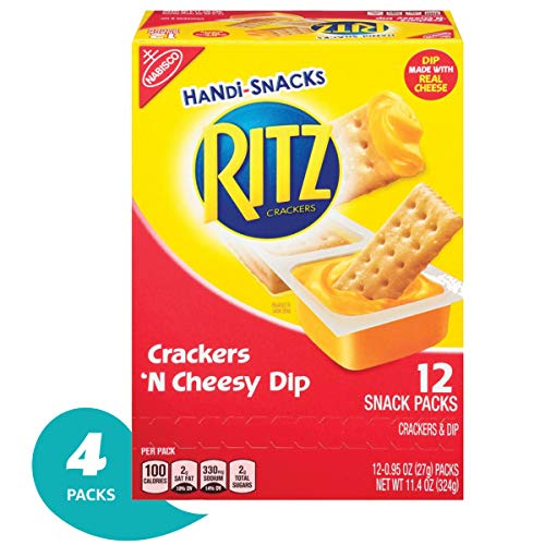 Ritz Crackers N Cheese Dip, 12 Count Box, 11.4 Oz Pack Of 4