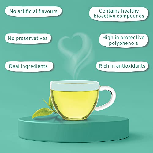 Handpick, Organic Green Tea Bags - 100 Tea Bags | Resealable Bag...