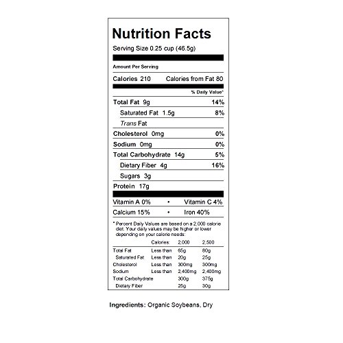 Handy Pantry Certified Organic Dried Yellow Soybeans - 5 Lb - Pe