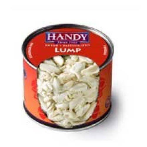 Handy Pelagicus Lump Pasteurized Crab Meat, 1 Pound - 6 Per Case.