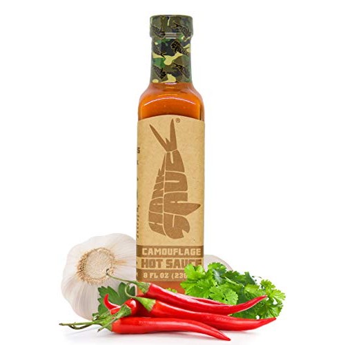 Hank Sauce Camouflage Hot Sauce - Versatile Hot Pepper Sauce Wit