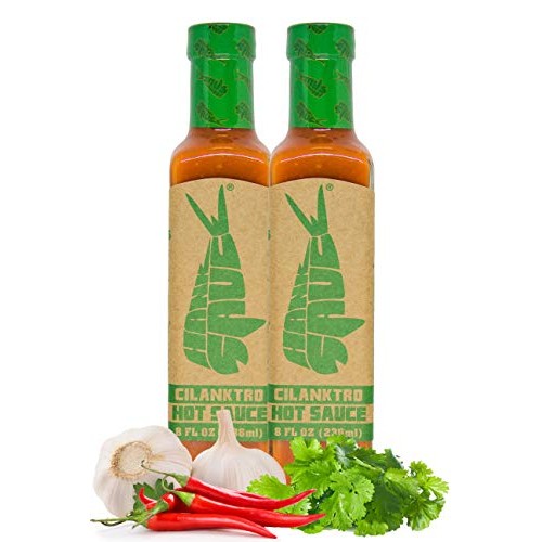 Hank Sauce Cilanktro Hot Sauce - Versatile Hot Pepper Sauce With