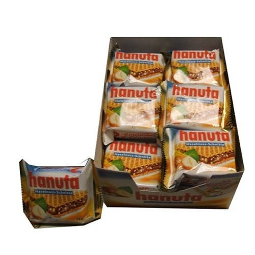 Ferrero Hanuta Chocolate Hazelnut Candy Wafers 18 X 2 36 Count