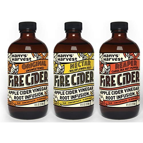 Hanys All Natural Nectar Fire Cider Tonic With Organic Unfilter