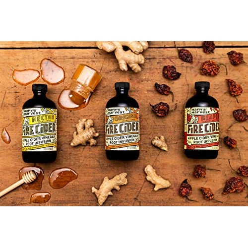 Hanys All Natural Nectar Fire Cider Tonic With Organic Unfilter