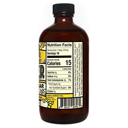 Hanys All Natural Nectar Fire Cider Tonic With Organic Unfilter