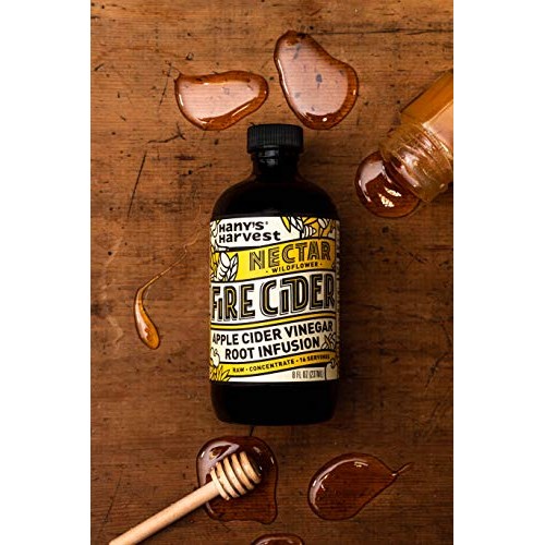 Hanys All Natural Nectar Fire Cider Tonic With Organic Unfilter