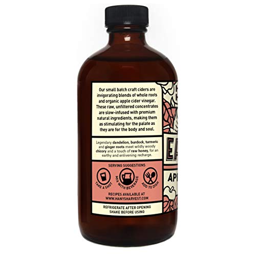 Hanys Dandelion Earth Cider With Raw Organic Unfiltered Apple C