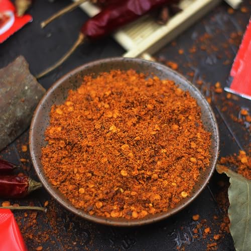 HaoBase Chinese chili dipping powder 17.63 oz/500g, szechuan Hot...