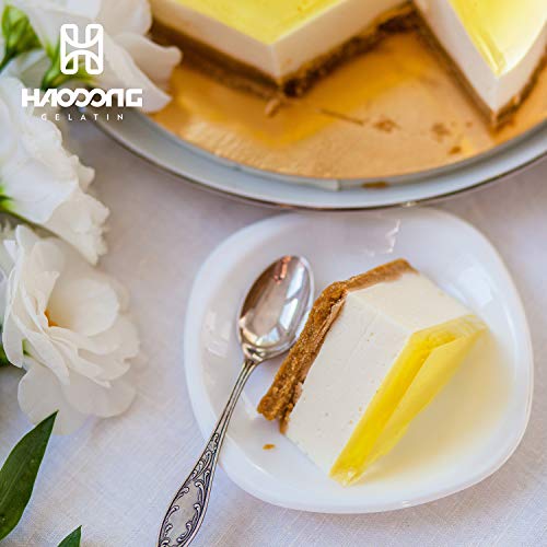 Haodong Beef Platinum Leaf Gelatin Sheets - 240 Bloom 20 Sheets