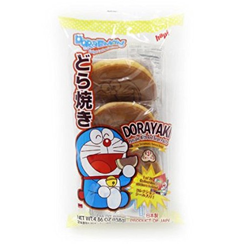 Japanese Hapi Doraemon Dorayaki Pancake With Red Bean Paste 4.86
