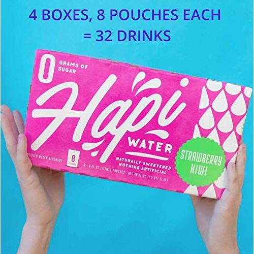 Hapi Water, Sugar-Free Kids Drink With Natural Fruit Flavors, 5