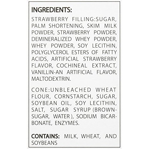 Hapi Bing Bing Cone Snack With Strawberry Flavored Filling, 2.51