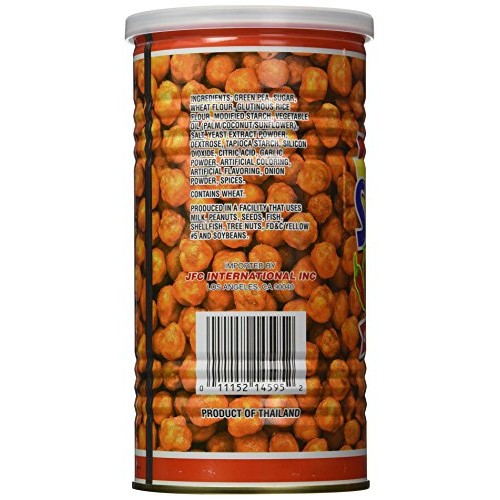 Hapi Snacks - Spicy Sriracha Peas - Chili Garlic Coated Green Pe