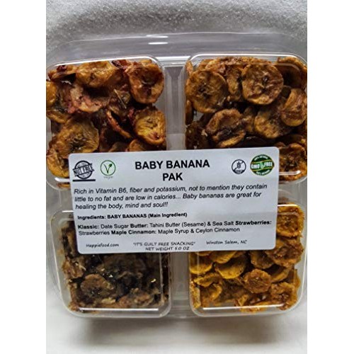 Happie Food Baby Banana Pak - Flavored &Amp; Dehydrated To Perfectio