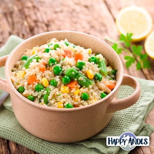 Happy Andes White Organic Quinoa 3 Lbs - Non Gluten, Whole Grain