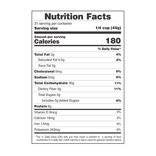 Happy Andes White Organic Quinoa 3 Lbs - Non Gluten, Whole Grain