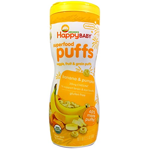 Happy Family Puffs - Banana - 2.1 Oz